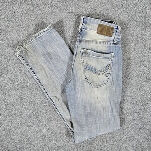 BKE Denim "Jake Straight" Jeans Blue Men's Tagged Size 30x32 Actual 27x29 FLAWED